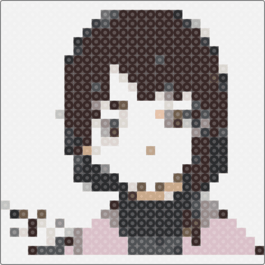 Lain! - lain,serial experiment lain,anime,brown,pink,face