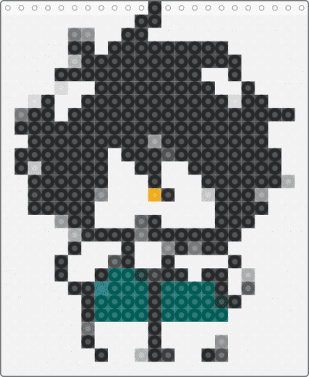 Hello Kitty L - white,gray,death note,anime,hello kitty,l death note