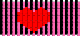 valentines day! - valentines,heart,vertical,stripes,love,cuff,pink,black,red