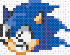 Sonic!! :3 - sonic the hedgehog,sega,wink,head,character,video game,charm,blue