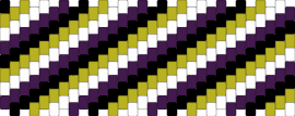 nonbinary - nonbinary,diagonal,stripes,cuff,white,purple,green