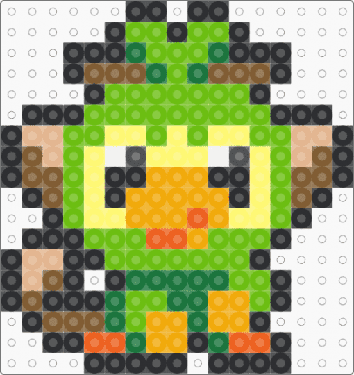 Grookey - green,orange