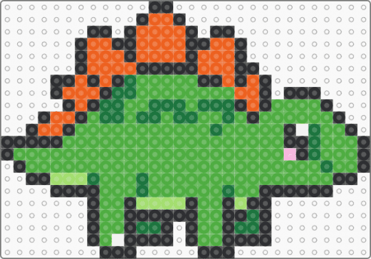 Baby Stegosaurus - green