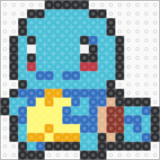 Squirtle - light blue,blue