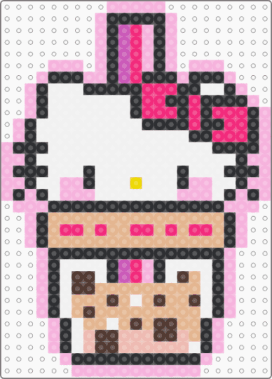 Hello Kitty Drink - pink,beige