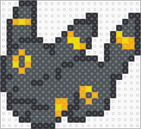 Sleeping Umbreon - gray