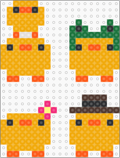 Duck Variety - duckies,cute,orange