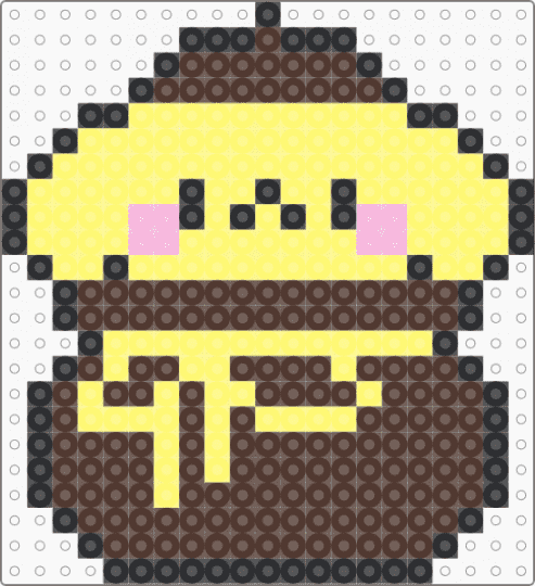 Pompompurin Bag - yellow,brown
