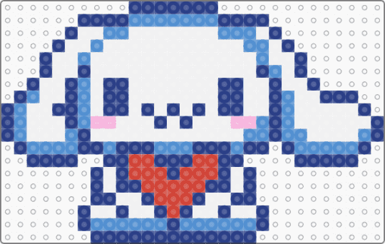 Cinnamoroll Heart - blue,light blue