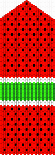 red watermelon purse base - red