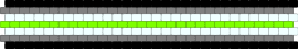 Agender flag :] - agender,pride,cuff,green,gray