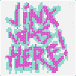 Jinx was here! Arcane/LOL - jinx was here,arcade,graffiti,text,animation,tv show,lol,league of legends,pink,teal