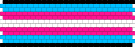 trans (peyote) - trans,pride,cuff,pink,light blue