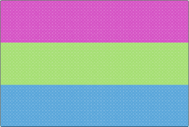 Polysexual flag - polysexual,pride,flag,panel,pink,green,blue