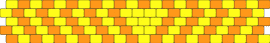 yellow orange hearts - geometric,hearts,cuff