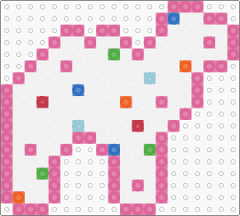 Frosted Camel Cookie 2 - white,pink