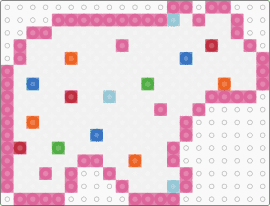 Hippo Frosted Cookie 2 - white,pink