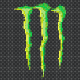 monster perler bead pattern - 