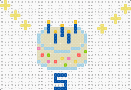 Orions 5th Birthday - light blue,beige,yellow