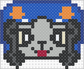 Nepeta Leijon - nepeta leijon,homestuck,ms paint adventures,character,head,animation,blue,gray