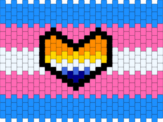 trans aroace flag thing! - light blue,pink