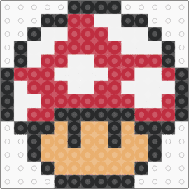 Mushroom - mushroom,mario,nintendo,video game,red,tan