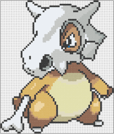 Pokémon - Cubone - cubone,pokemon,gaming,character,tan,white