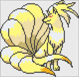 Pokémon - Nine-Tales - ninetails,pokemon,vulpix,character,gaming,yellow