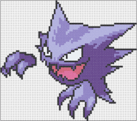 Pokémon - Haunter - haunter,pokemon,gastly,evolution,character,gaming,purple