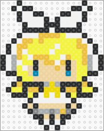 Kagamine Rin ☆ - kagamine rin,vocaloid,blonde,music,yellow