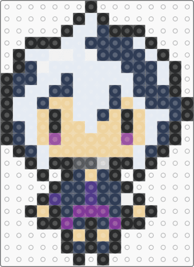 V Flower ❀༉ - beige,purple,vocaloid,music,character,vflower,chibi