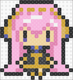 Megurine Luka ☆彡 - megurine luka,vocaloid,cv03,music,chibi,character,pink,yellow