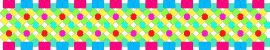 trickster roxy inspired X cuff - pink,teal,green,yellow,homestuck,trickster,roxy lalonde