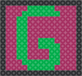 g - text,letter,g,alphabet,block,simple,pink,green