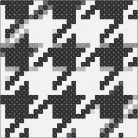 houndstooth - houndstooth,repeating,panel,geometric,black,white