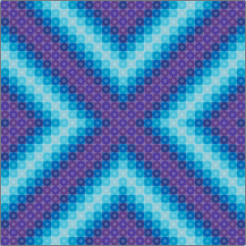 rainbowx3 - neon,cross,x,glow,panel,blue,light blue,purple