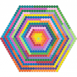 spiral2 - hexagon,spiral,colorful,geometric