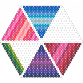 dgjadi vma - geometric,colorful,triangles,stripes,red,pink,blue,purple