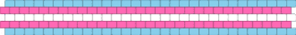 Trans flag 3 - pink,light blue