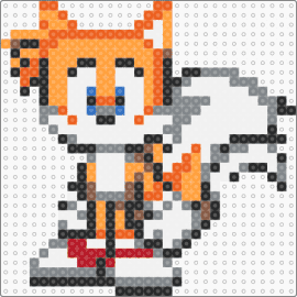 Tails - tails,sonic the hedgehog,sega,character,video game,orange,white