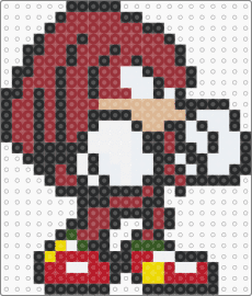 Knuckles - knuckles,sonic the hedgehog,sega,video game,character,red