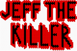 Jeff the killer - jeff the killer,creepypasta,text,bloody,red,black