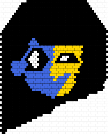 Ena - black,blue,yellow