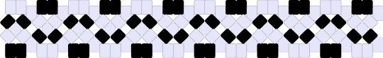 Double Wave X-Base - black,white,simple,wave