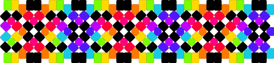 Rainbow Wave x-Base V2 - black and rainbow, colorful, green, orange, purple, rainbow