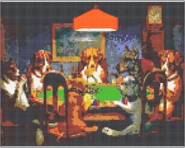 Dogs Playing Poker - poker,dogs,painting,art,funny,classic,whimsical,iconic,humor,gaming