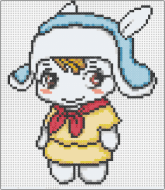 Facebook Request - bunny,cute,hat,character,yellow,light blue,white