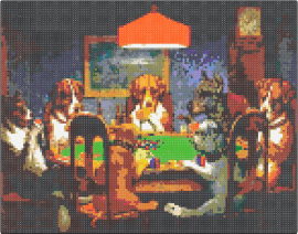 Dogs Playing Poker - poker,dogs,painting,art,funny,classic,whimsical,humor,gaming