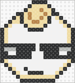 GLISTEN! - glisten,dandys world,head,character,charm,video game,white,beige,black