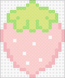 strawberry !! - strawberry,fruit,food,charm,pink,green